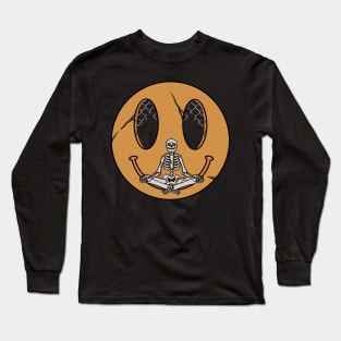 Yoga skull Long Sleeve T-Shirt